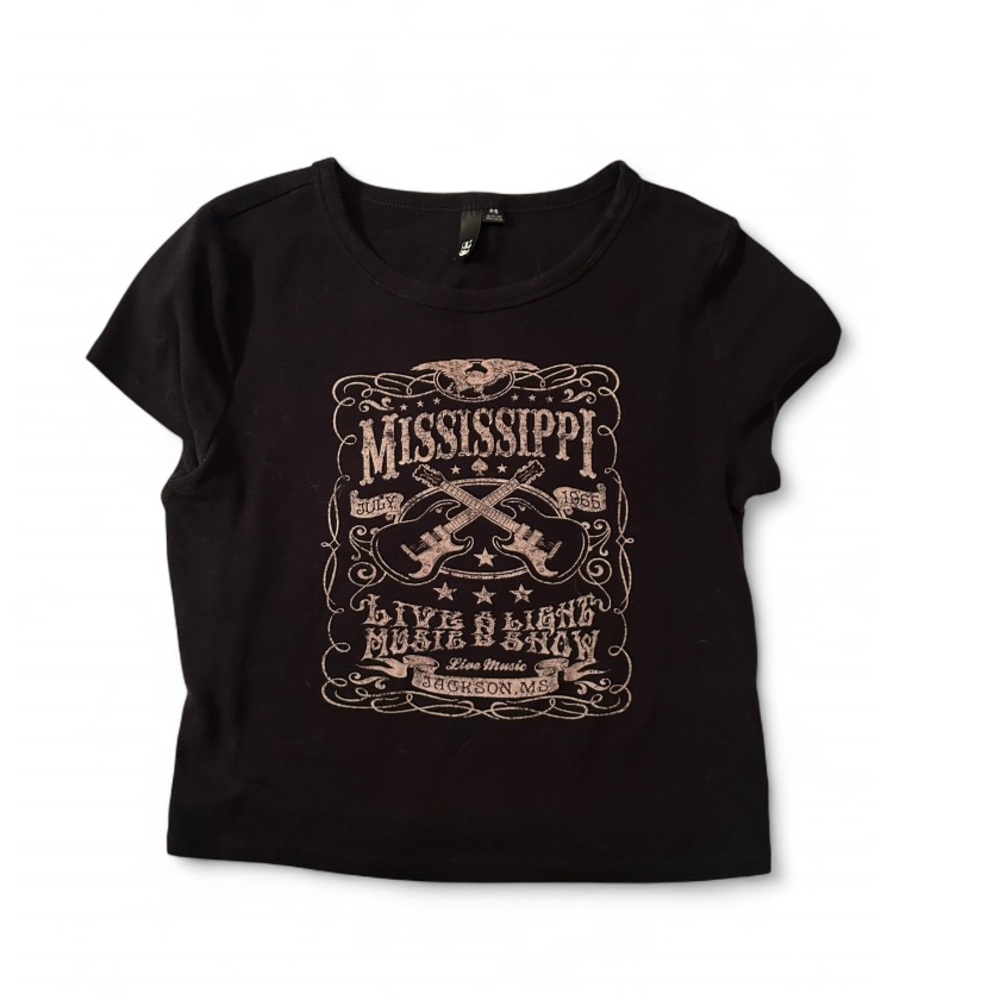 Black Graphic Tee